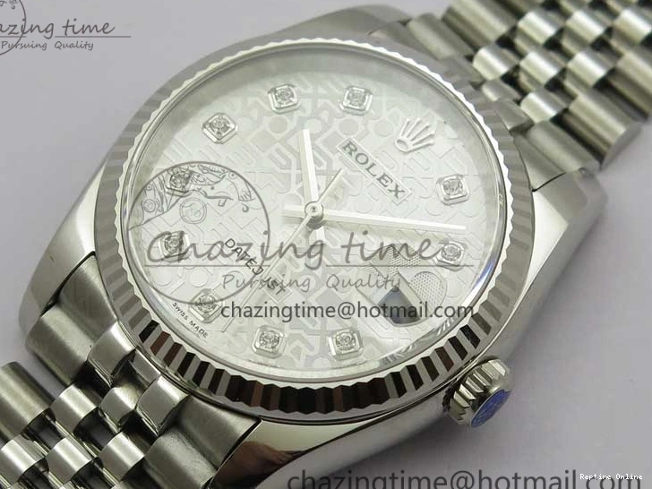 0416 Datejust 36mm 116234 904L SS DJF 1:1 Best Edition Silver Dial Diam Markers On SS Jubilee Bracelet A MoistureWicking 2931